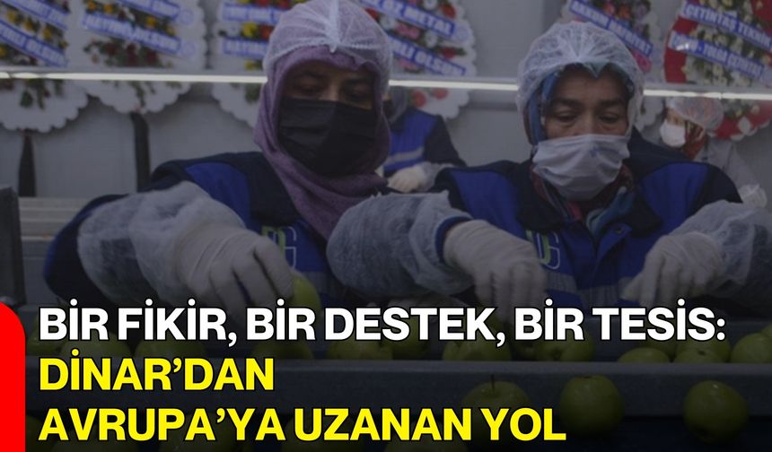 Bir Fikir, Bir Destek, Bir Tesis: Dinar’dan Avrupa’ya Uzanan Yol