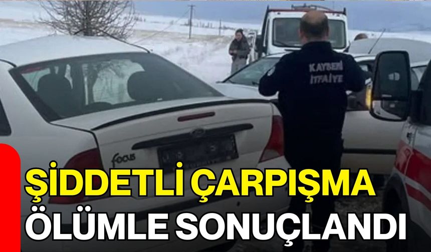 Şiddetli Çarpışma Ölümle Sonuçlandı