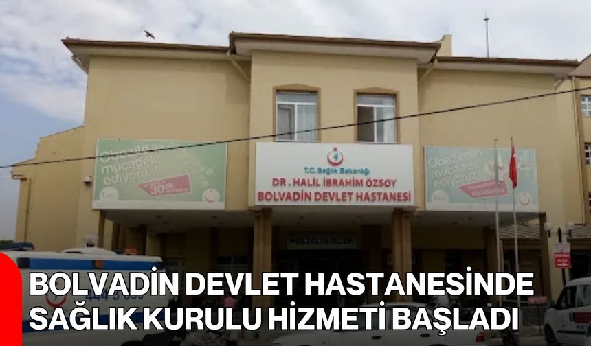Bolvadin Devlet Hastanesinde Sağlık Kurulu Hizmeti Başladı