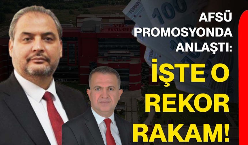 AFSÜ promosyonda anlaştı: İşte o rekor rakam