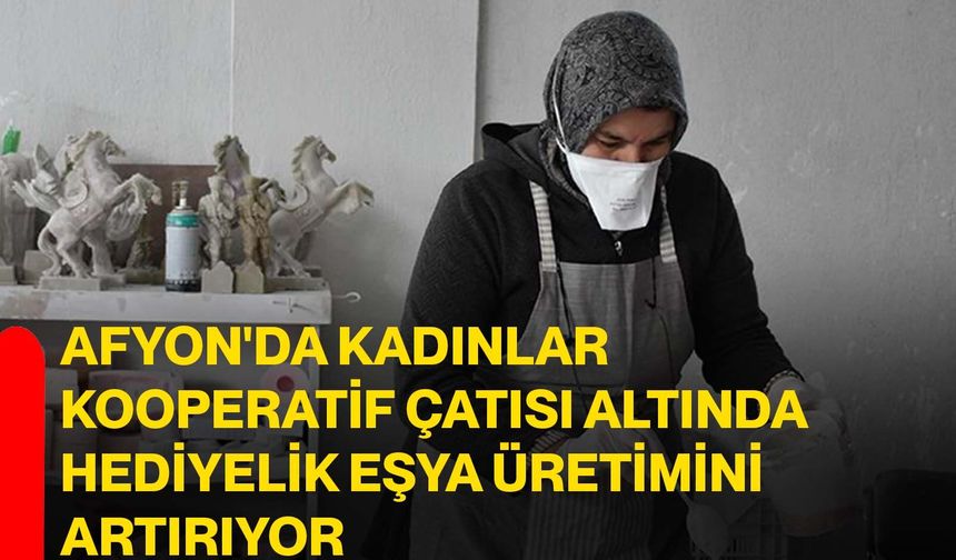 Afyon'da kadınlar kooperatif çatısı altında hediyelik eşya üretimini artırıyor