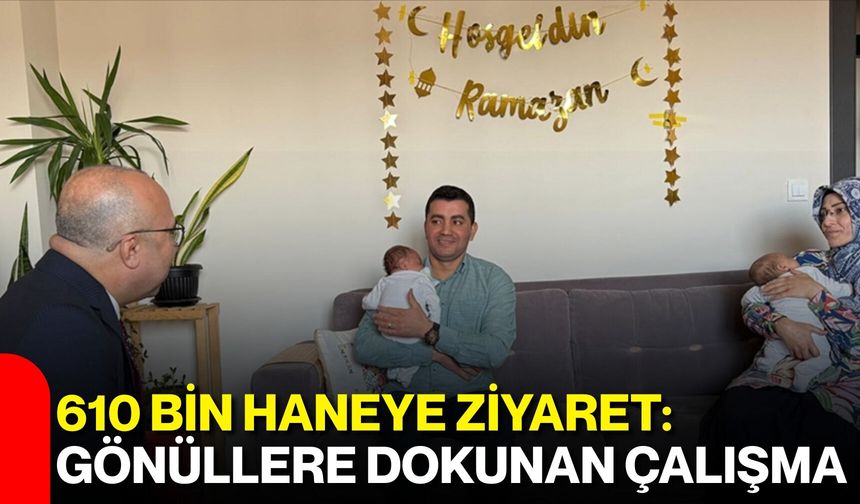 610 Bin Haneye Ziyaret: Gönüllere Dokunan Çalışma