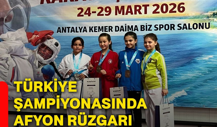 Türkiye Şampiyonasında Afyon rüzgarı