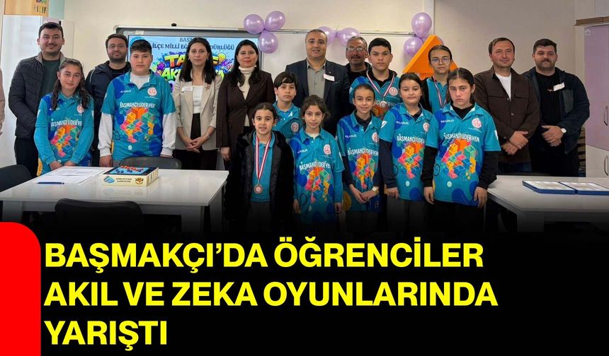Başmakçı’da Öğrenciler Akıl ve Zeka Oyunlarında Yarıştı