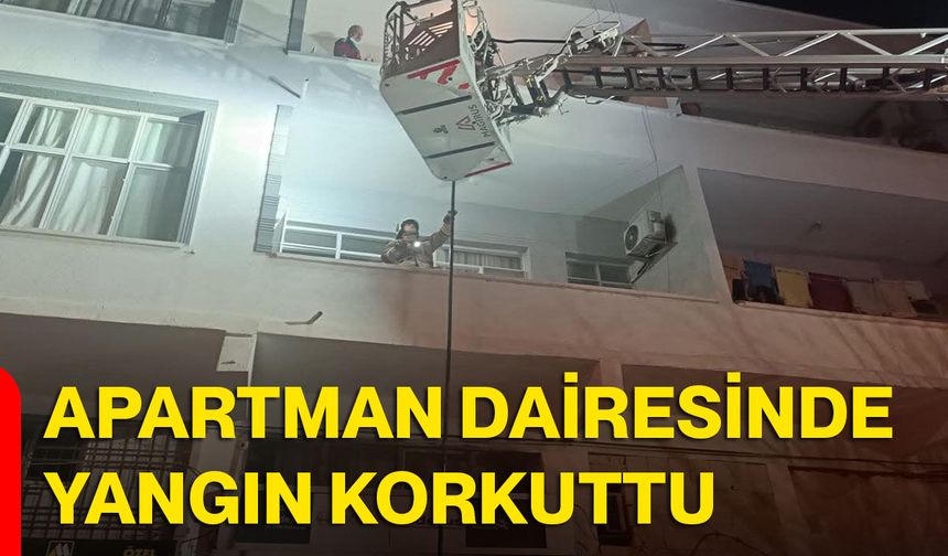 Apartman Dairesinde Yangın Korkuttu