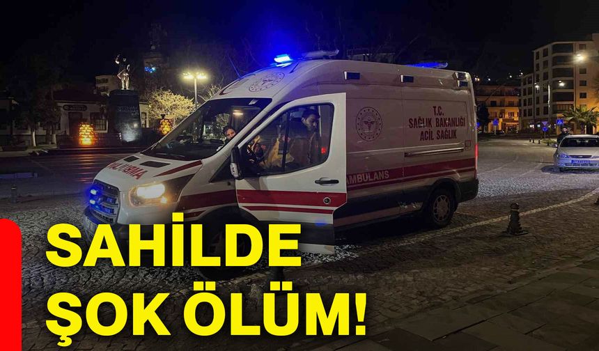 Sahilde şok ölüm!