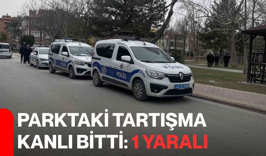 Parktaki Tartışma Kanlı Bitti: 1 Yaralı
