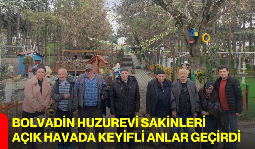 Bolvadin Huzurevi Sakinleri Açık Havada Keyifli Anlar Geçirdi