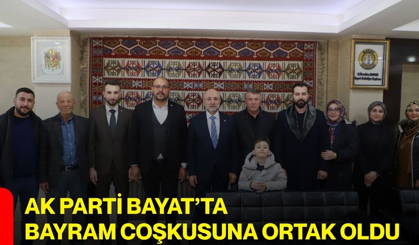 AK Parti Bayat’ta Bayram Coşkusuna Ortak Oldu