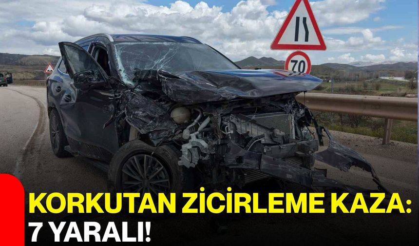 Korkutan Zicirleme Kaza: 7 Yaralı!