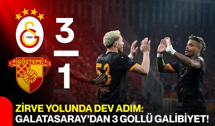 Zirve Yolunda Dev Adım: Galatasaray’dan 3 Gollü Galibiyet!