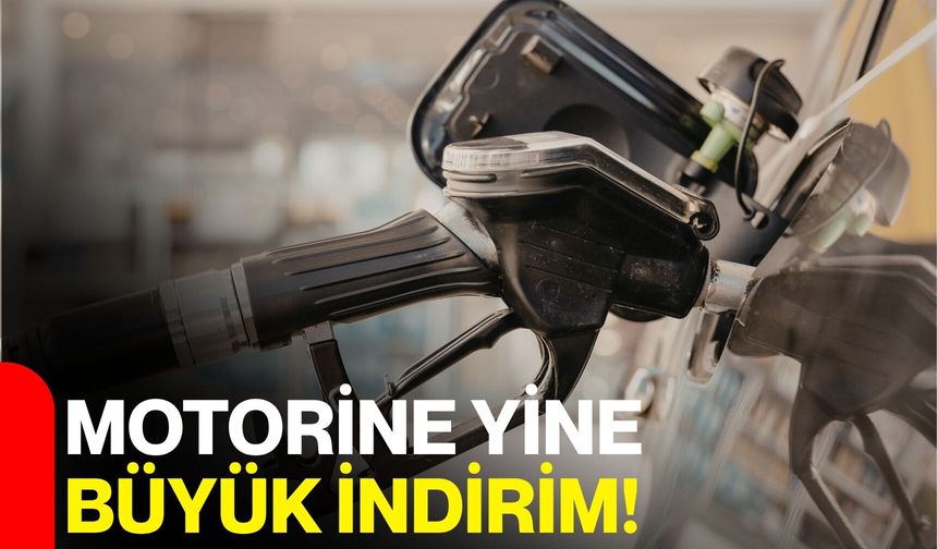 Motorine Yine Büyük İndirim!