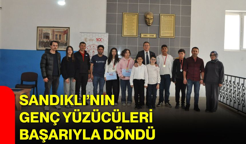 Sandıklı’nın Genç Yüzücüleri Başarıyla Döndü