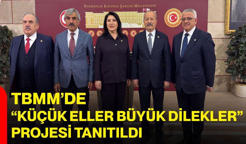 TBMM’de “Küçük Eller Büyük Dilekler” Projesi Tanıtıldı