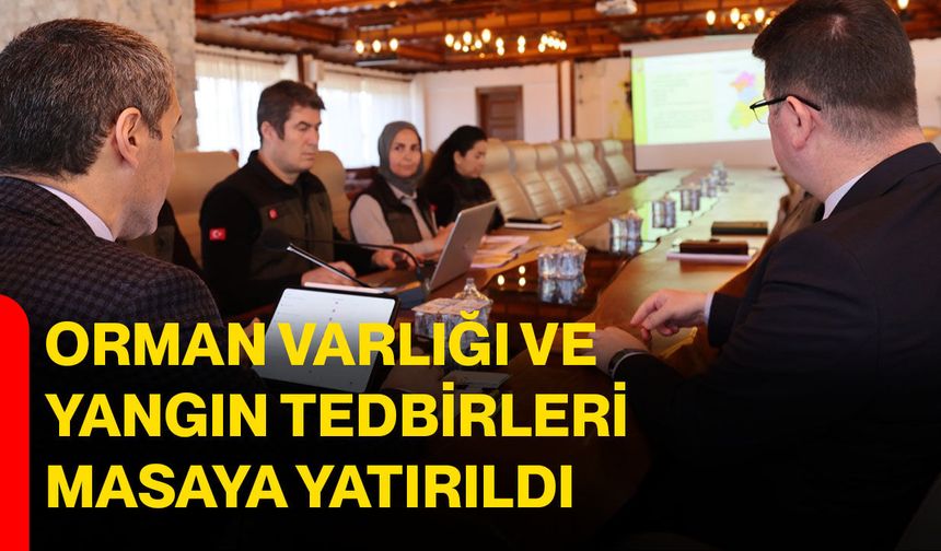 Afyon’da Orman Varlığı Ve Yangın Tedbirleri Masaya Yatırıldı