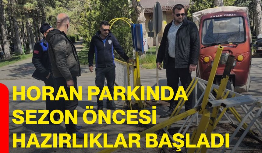 Horan Parkında Sezon Öncesi Hazırlıklar Başladı