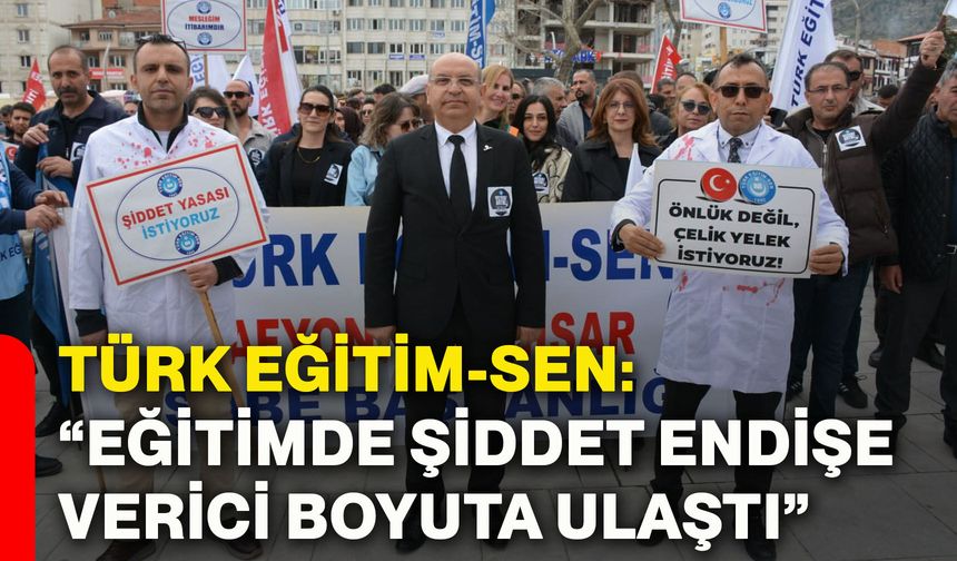 Türk Eğitim-Sen: “Eğitimde şiddet endişe verici boyuta ulaştı”