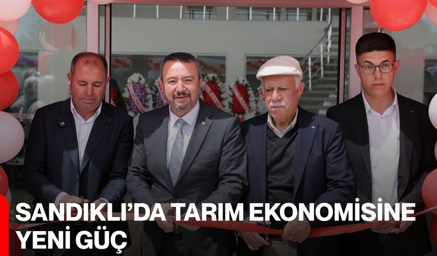 Sandıklı’da Tarım Ekonomisine Yeni Güç