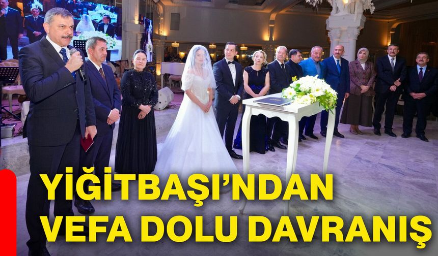 Yiğitbaşı’ndan vefa dolu davranış