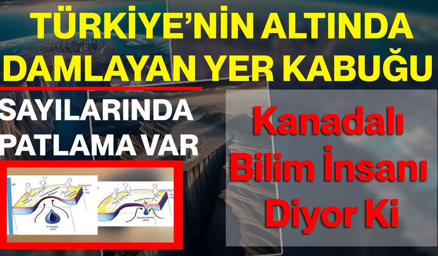 Türkiye’nin Altında “Damlayan Yer Kabuğu” Tespit Edildi