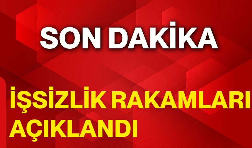 İşsizlik Rakamları Açıklandı