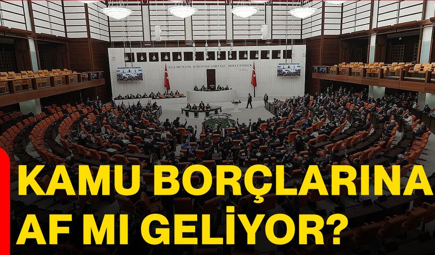 Kamu borçlarına af mı geliyor?