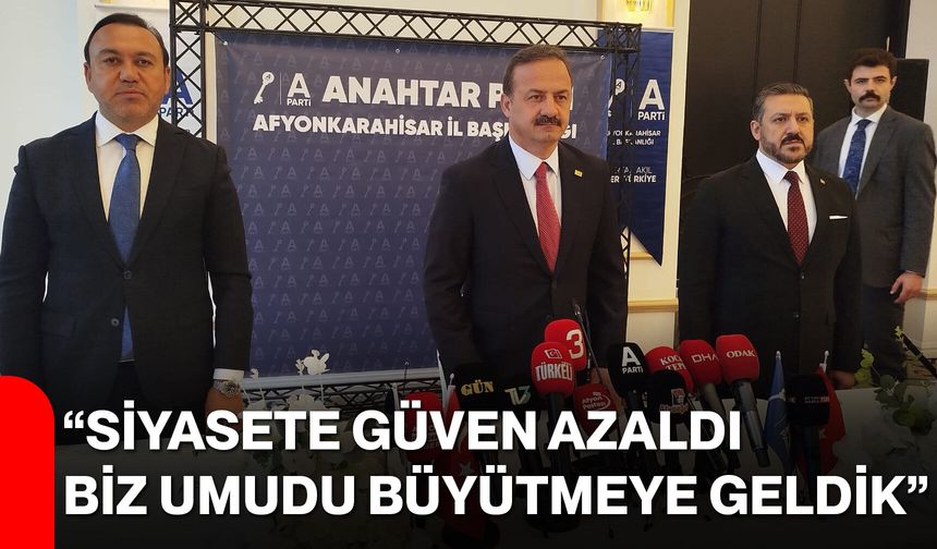 “Siyasete Güven Azaldı, Biz Umudu Büyütmeye Geldik”