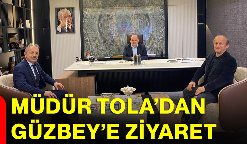 Halk Eğitim Merkezi Müdürü Tola’dan Güzbey’e ziyaret