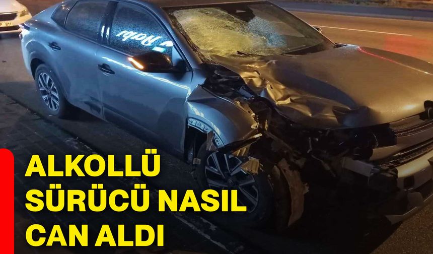 Alkollü sürücü nasıl hayatını kaybetti?