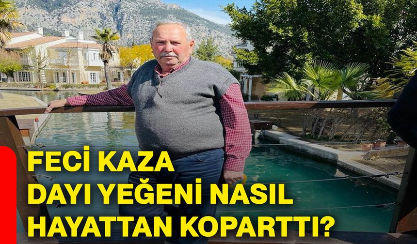 Feci kaza dayı yeğeni nasıl hayattan koparttı?