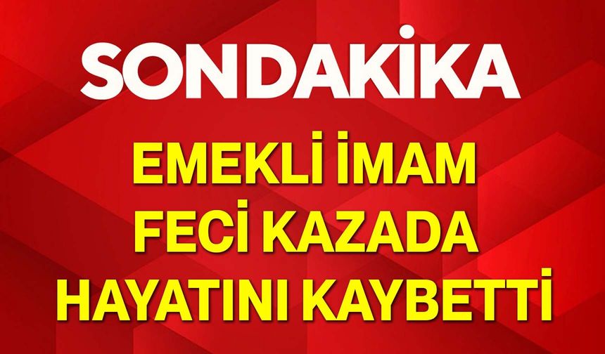 Emekli İmam Feci Kazada Hayatını Kaybetti