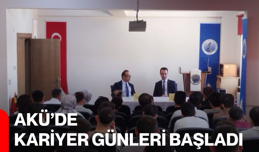 AKÜ’de Kariyer Günleri Başladı