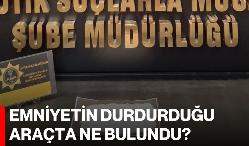 Emniyetin Durdurduğu Araçta Ne Bulundu?