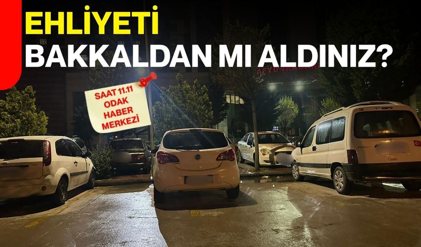 Ehliyeti bakkaldan mı aldınız?