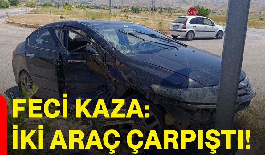 Feci Kaza: İki Araç Çarpıştı!