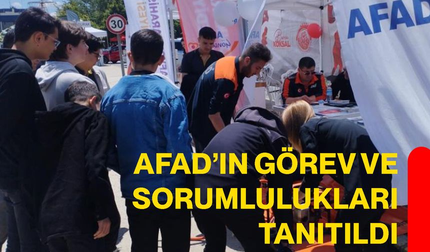 AFAD’ın Görev ve Sorumlulukları Tanıtıldı