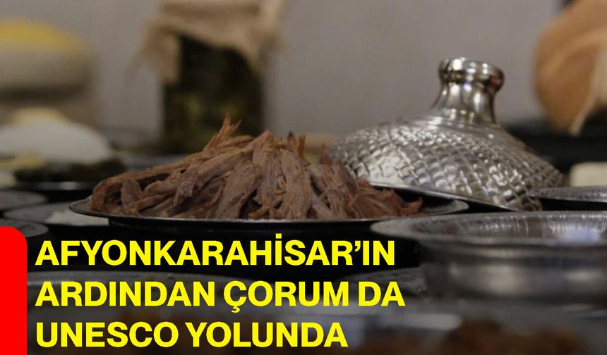 Afyonkarahisar’ın Ardından Çorum da UNESCO Yolunda