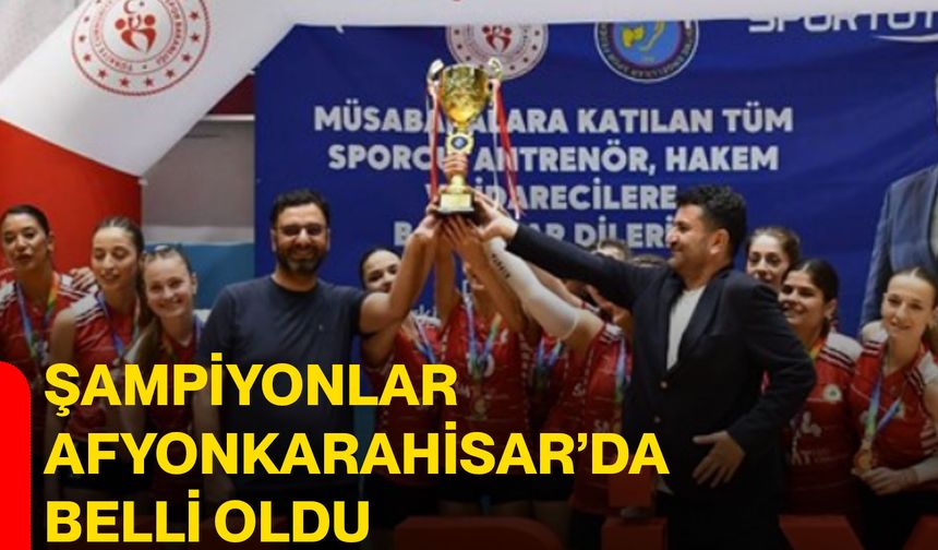 Şampiyonlar Afyonkarahisar’da belli oldu