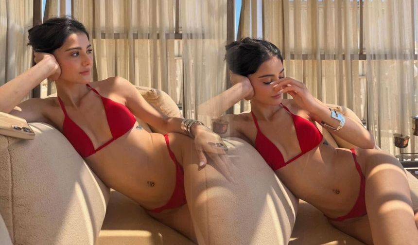 Helin Kandemir’in Bikinili Tatil Pozları Dikkat Çekti