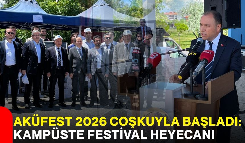 AKÜFEST 2026 Coşkuyla Başladı: Kampüste Festival Heyecanı