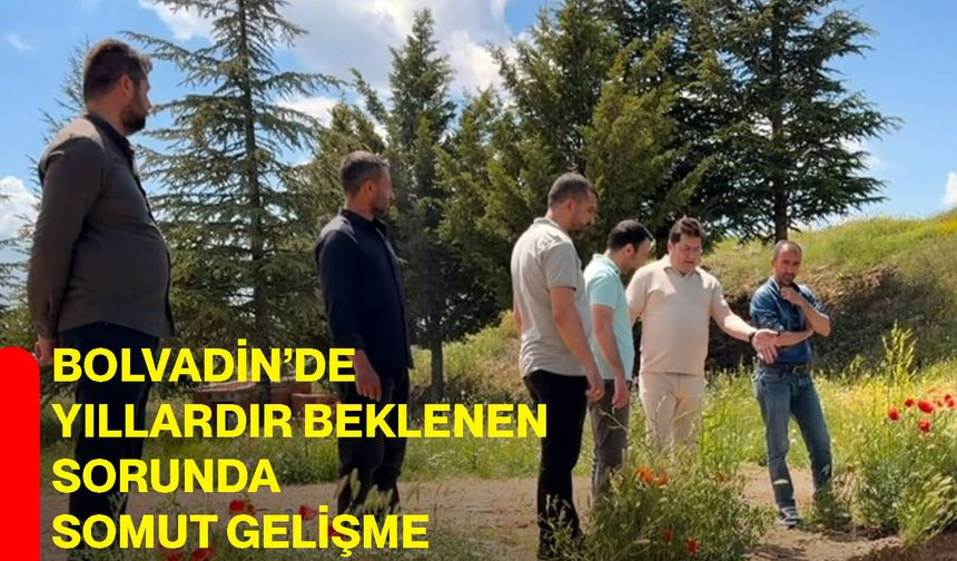 Bolvadin’de yıllardır beklenen sorunda somut gelişme