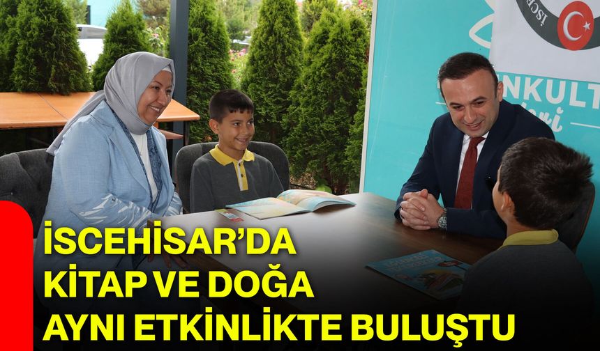 İscehisar’da kitap ve doğa aynı etkinlikte buluştu