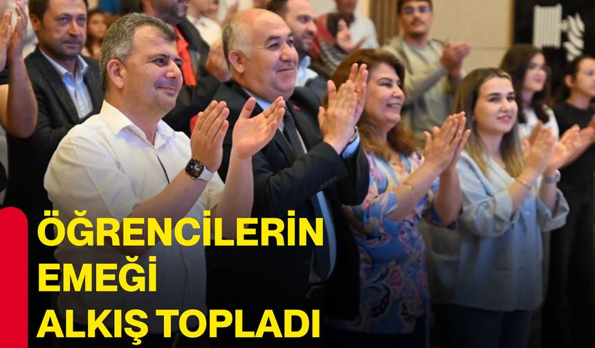 Öğrencilerin emeği alkış topladı
