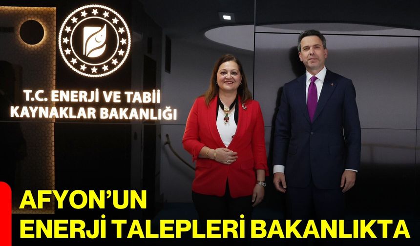 Afyon’un enerji talepleri Bakanlıkta