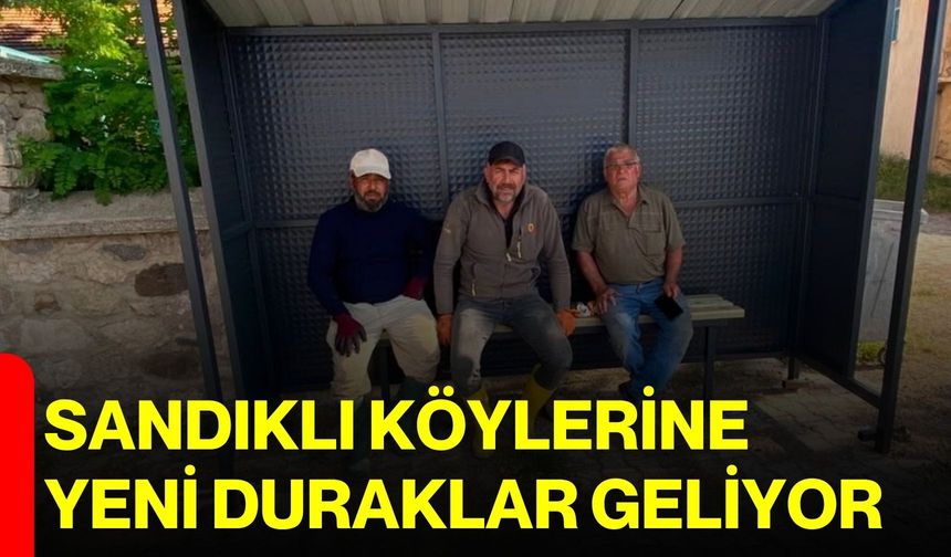Sandıklı köylerine yeni duraklar geliyor
