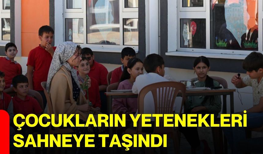 Çocukların yetenekleri sahneye taşındı