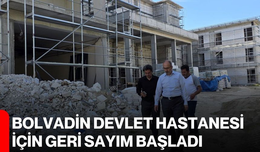 Bolvadin Devlet Hastanesi için geri sayım başladı