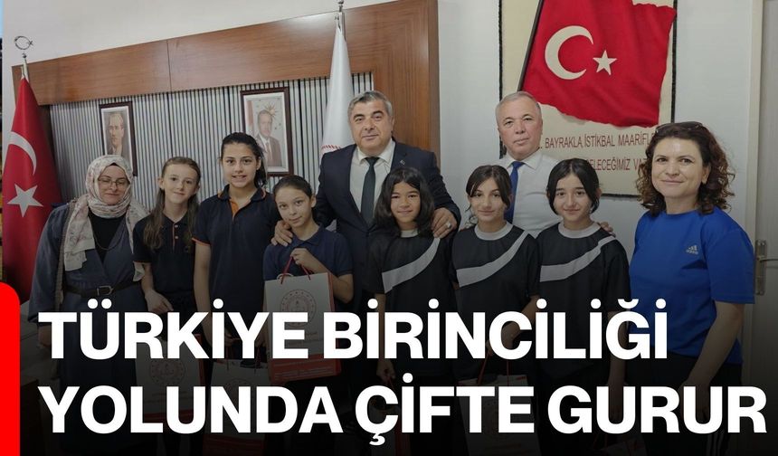 Türkiye birinciliği yolunda çifte gurur