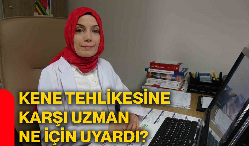 Kene tehlikesine karşı uzman ne için uyardı?
