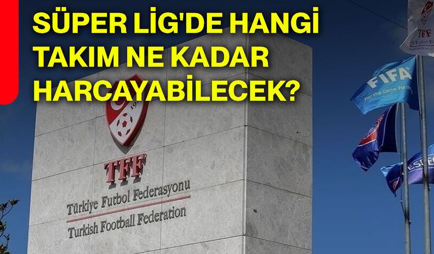 Süper Lig'de hangi takım ne kadar harcayabilecek?